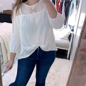 Knox Rose boho top size large